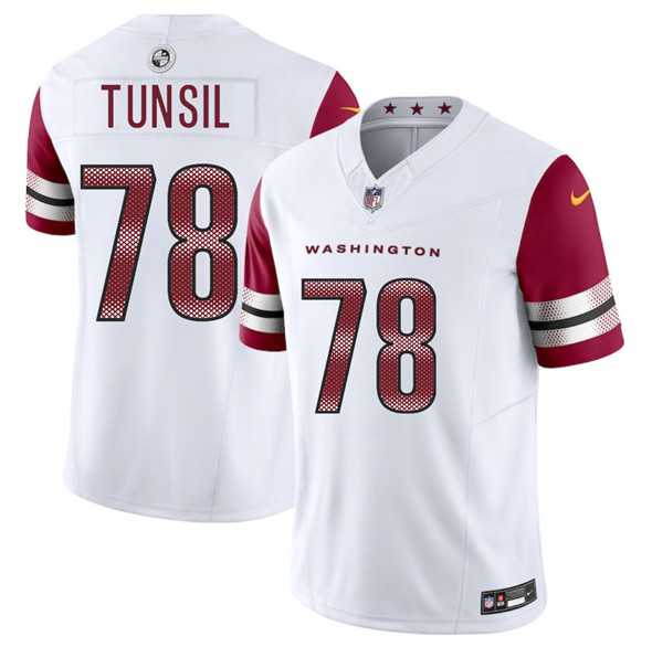 Men & Women & Youth Washington Commanders #78 Laremy Tunsil White 2025 F.U.S.E. Vapor Limited Stitched Jersey